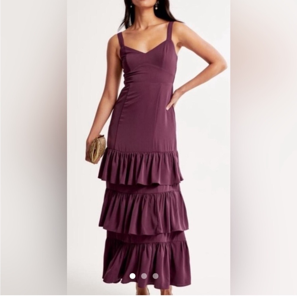 Abercrombie and Fitch Tiered Maxi Dress